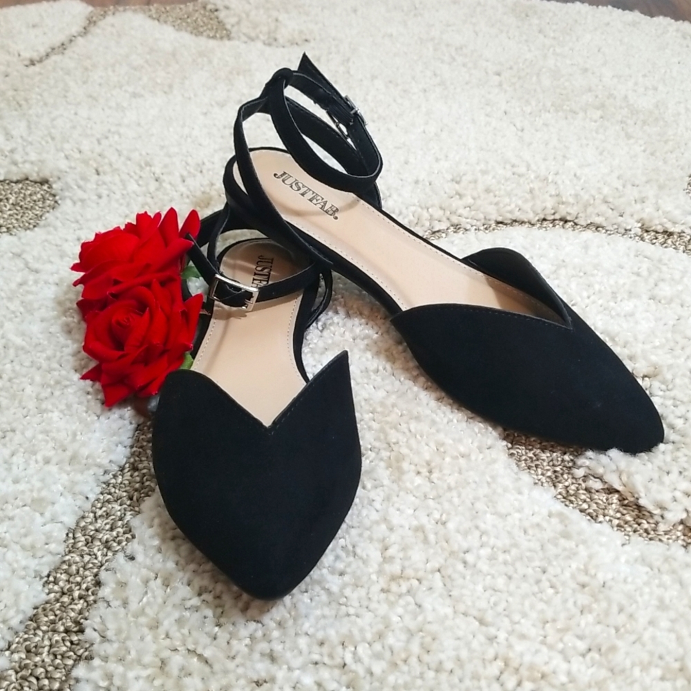 NWOTJust Fab Venice Pointed Toe Flats 5.5